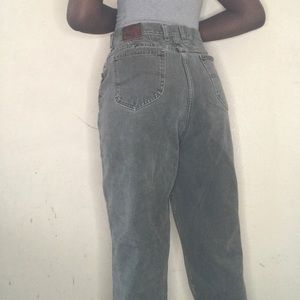 Green vintage Lee wrangler jeans